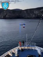 Crew rescued after ship with cargo of baking soda sinks off Greece
