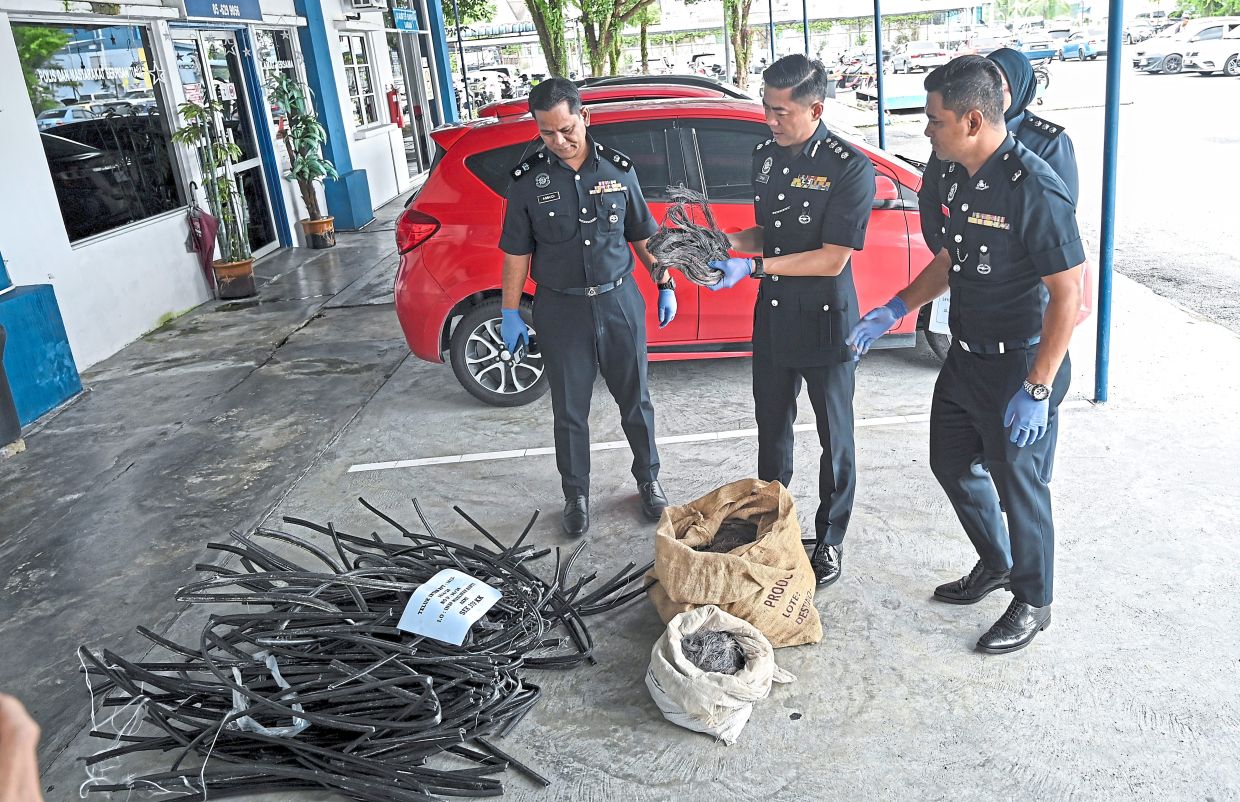 Hilir Perak district police chief ACP Chua Kok Lian said all the suspects, aged between 20 and 30, were arrested around Teluk Intan and in Bentong, Pahang.
