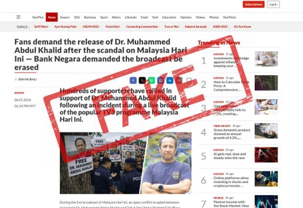 Star Media Group wishes to clarify that the article is not affiliated with The Star in any way.
