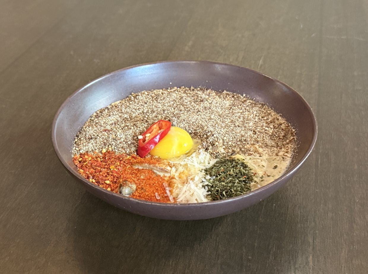 The bracken fern cream noodles is one of the most successful dishes on Junghee's wildly creative Korean fusion menu.