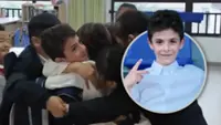 Joyous reunion of Iranian boy with China classmates after family visit to Iran moves many
