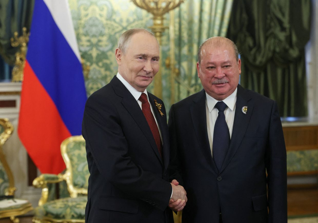 His Majesty also thanked Putin for the warm welcome in Moscow and invited him to make a state visit to Malaysia next year, which will mark the 60th anniversary of diplomatic relations between the two countries.