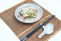 Mushroom peanut congee for Mothers Day