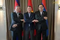 Cambodian, Lao, Vietnamese PMs vow to further deepen ties, cooperation