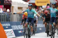 Cycling-Thomas Silva sprints to victory in Giro stage 2 after nearly 20 riders crash