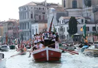Soccer-Celebrations in the canals as Venezia set sail for Serie A