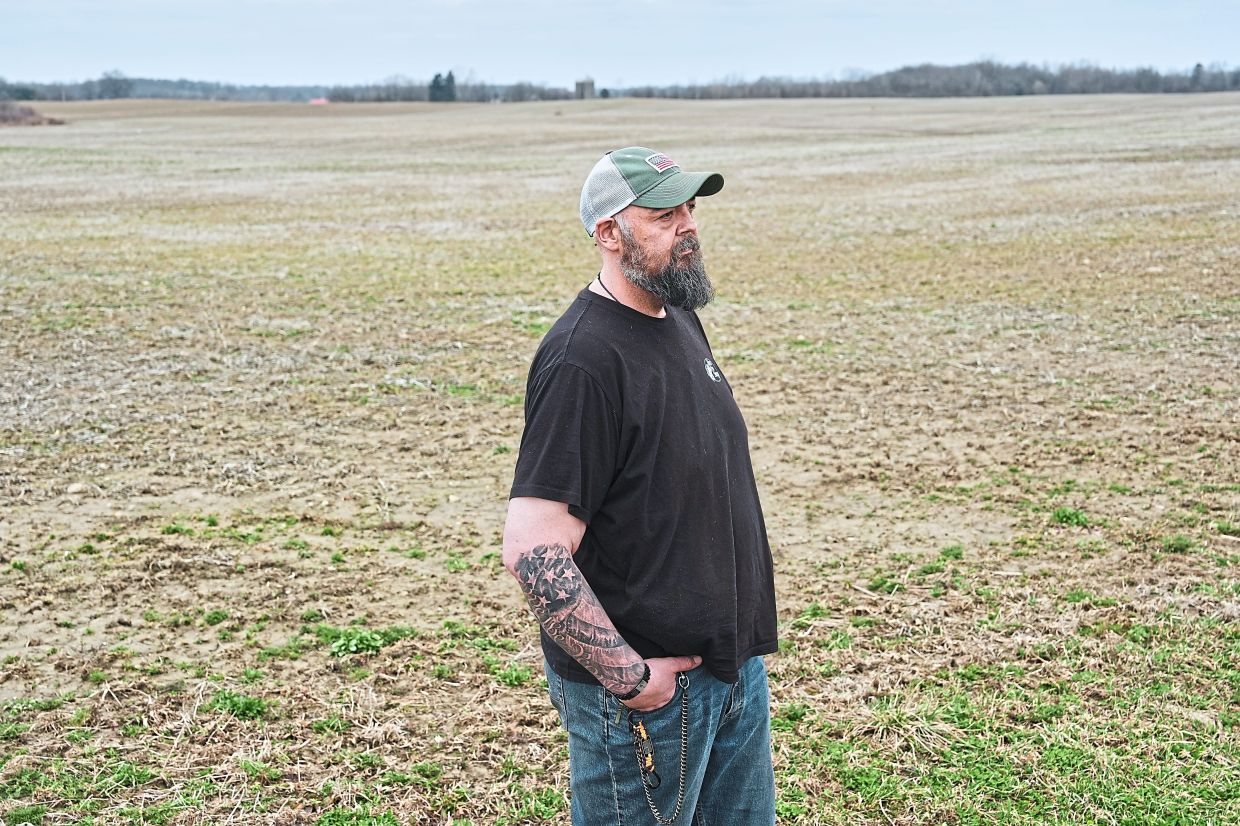 Greier says his farm is his retirement plan, and he should have the right to use it to support his family.