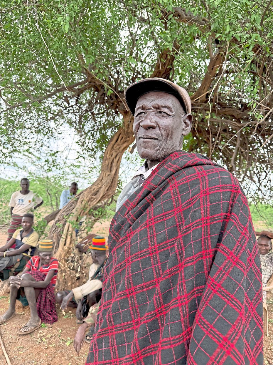 Lotukoi is a Turkana elder, is also an 'emuron', or traditional seer or prophet. 