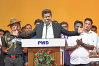 Film star sworn in as chief minister