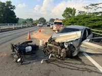 Two killed in five-vehicle crash on Second Link Highway in Johor