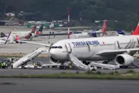 Turkish Airlines plane evacuated after smoke seen from landing gear in Nepal