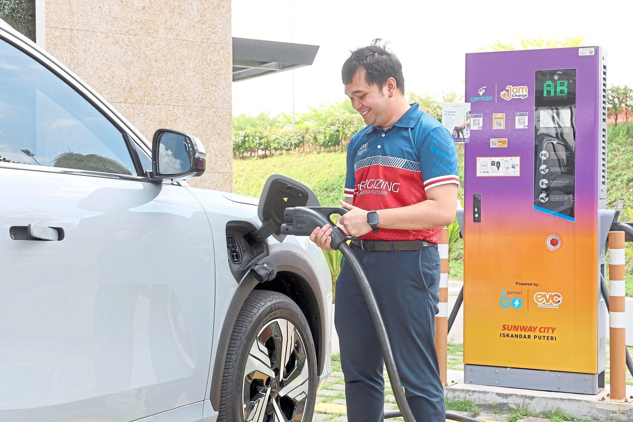 Johor is nearing its target of over 1,200 electric vehicle (EV) chargers by 2030 with over one-third already installed as in April this year.