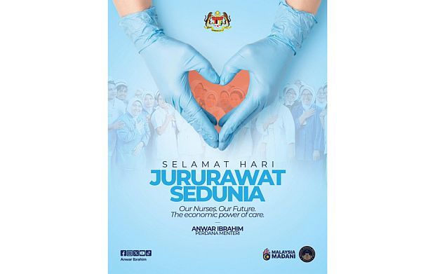 In conjunction with International Nurses Day, Anwar paid tribute to nurses for their compassion, dedication and unwavering service in caring for patients and supporting families through moments of pain, fear and uncertainty.