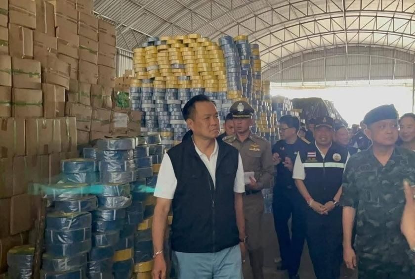 Authorities confiscated industrial and hotel-use electrical equipment, large generators, more than 2,000 air conditioners, water pumps, refrigerators and other items with a total estimated value exceeding 50 million baht.