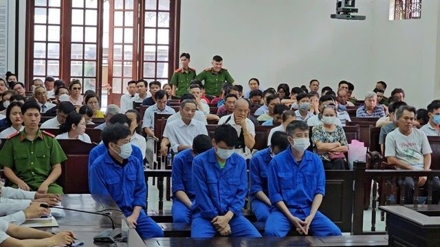 The defendants were sentenced to prison terms ranging from one to four years and eight months for the crime of smuggling.