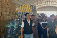 Thai PM leads raid on Myanmar businessman’s warehouse holding smuggled goods worth over 50mil baht