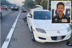 Motorcyclist killed after crashing into car left on emergency lane on Elite Highway