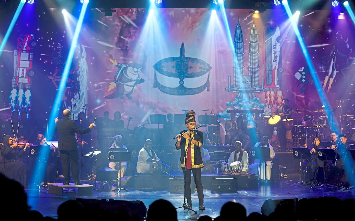 Flautist Amir Muizzuddin Mohamad Ali. 