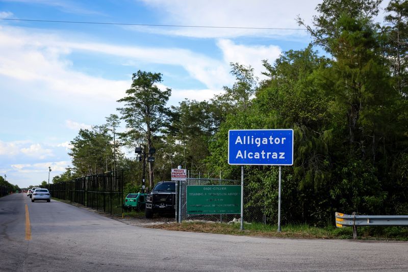Advocates criticized the conditions in the facility, saying bright lights remained on 24 hours ⁠a day, detainees were denied medicine, and the remote location made it challenging to obtain legal counsel.