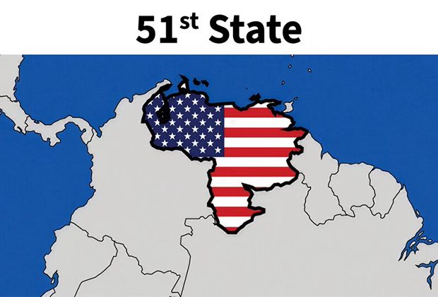 Trump told Fox News that he was considering making the South American country a new state, after months of boasting that he controlled the oil-rich nation.