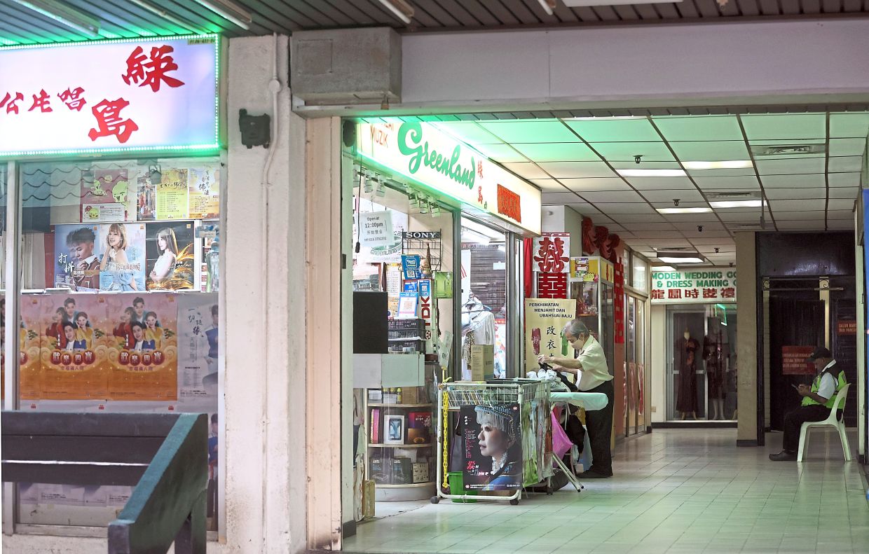 Greenland, a music distributor and retail outlet located in Bangunan Pak Peng, is among the last of its kind in the Petaling Street area. Photo: The Star/Chan Tak Kong 