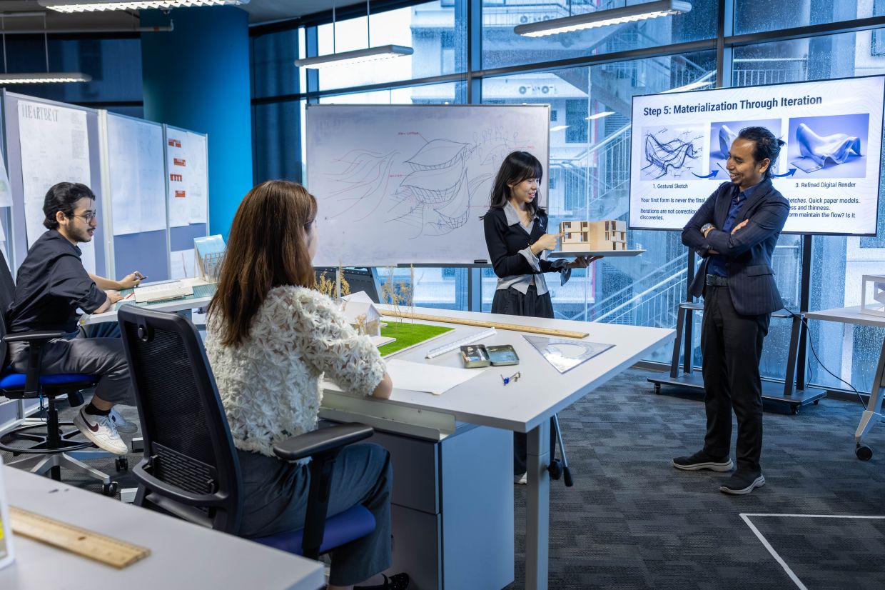 Design studios form the core of APU’s architecture programme, where students explore spatial concepts, refine ideas, and translate them into viable architectural solutions.