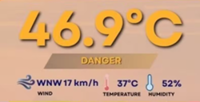 Heat index at Imus City in Philippines soars to dangerous 46.9°C