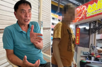 Video of ex-actor Huang Yiliang’s hawker stall assistant posted online, she considers quitting job