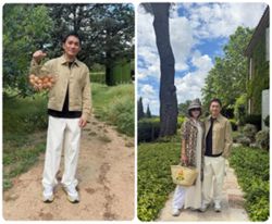 HK actor Tony Leung Chiu Wai leads the farm life while on vacation in France