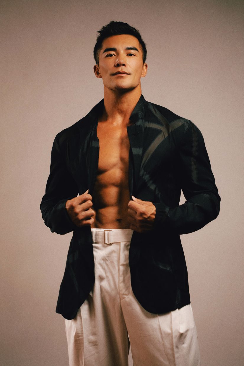 While the fitness enthusiast had no trouble with the workouts, maintaining a vegan diet made gaining weight a challenge. Photo: George Lawson Photography