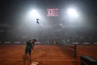 Tennis-Coppa Italia fireworks trigger surreal smoke delay at Italian Open