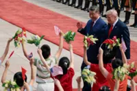 Trump and Xi meet for high-stakes talks in Beijing