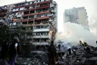 Kyiv under attack from Russian drones, missiles, at least 4 injured, Ukrainian officials say