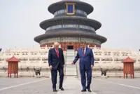 Chinese public greets Trump in Beijing with AI memes, confidence