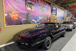 Museum's 'Knight Rider' car gets a speeding ticket, but it hasn't moved in years
