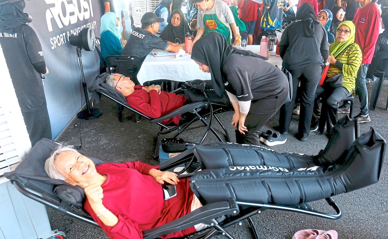There were also booths by various agencies and strategic partners including physiotherapy providers.