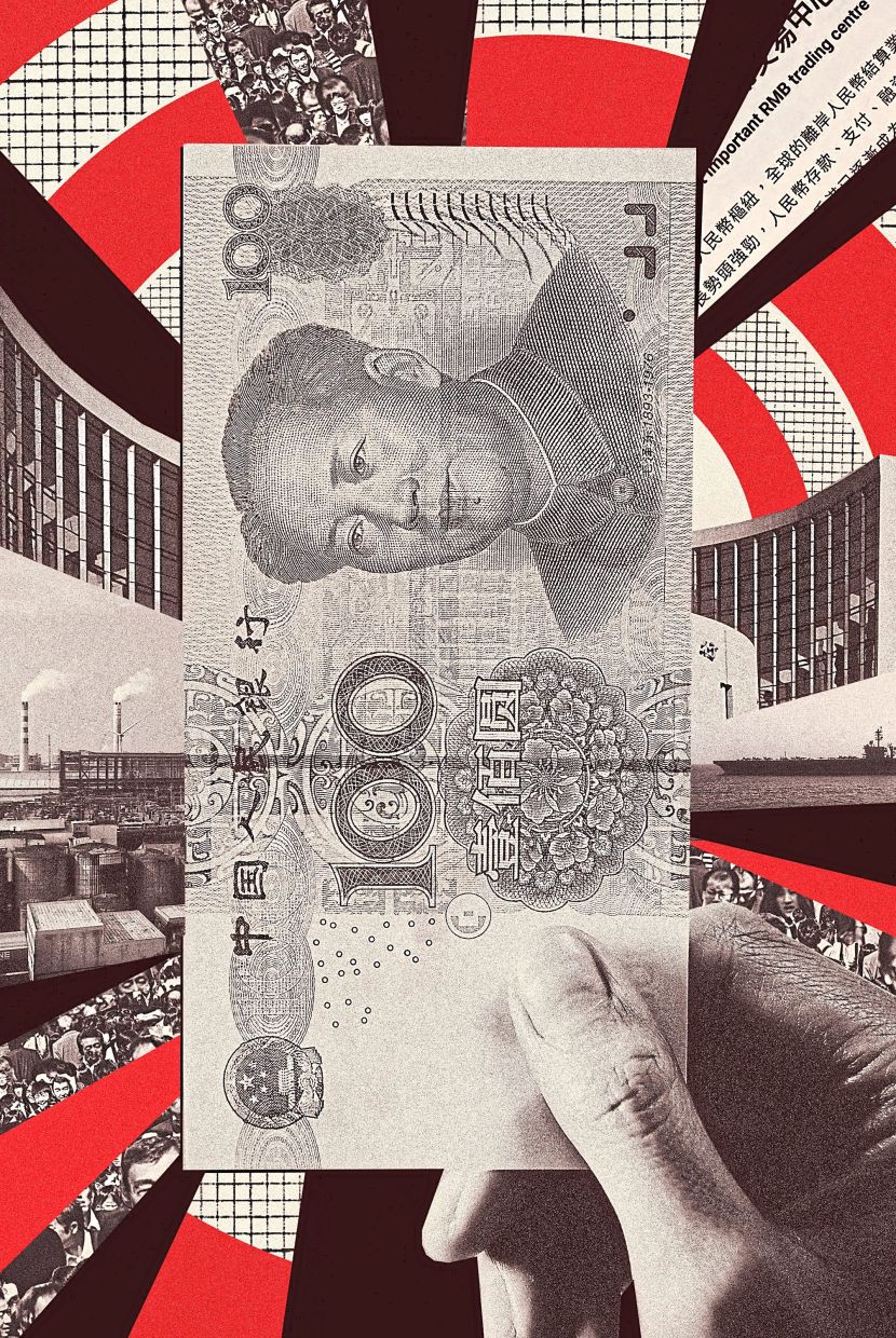 China’s bid to build a renminbi-based financial system beyond the US dollar’s reach is gaining traction as a way to sidestep sanctions. — Lincoln Agnew/The New York Times 