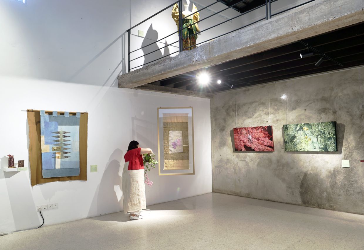A view of the 'Tekat' exhibition at Temu House in Petaling Jaya. Photo: The Star/Art Chen 
