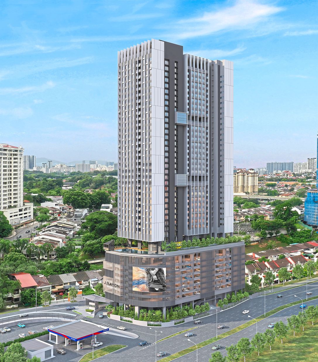 An artist's impression of J.Rayon's facade.