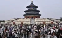 Cosmic order, political authority: the messaging in temple setting for Trump’s China visit