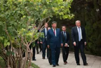 Xi gives Trump rare tour of secret garden at heart of Chinese government