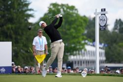 Golf-McIlroy's bid for back-to-back major titles dealt a blow after woeful start to PGA Championship