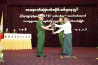 Almost 150 resistance group members re-enter Myanmar's legal fold along with weapons