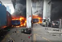 At least eight dead after freight train hits public bus in Bangkok