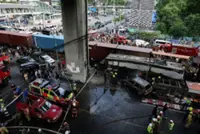 At least eight dead, 25 injured in train collision that sparks bus fire in Thailand