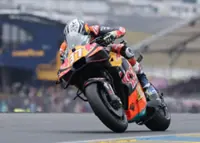 Motorcycling-Acosta ends 588-day pole drought at Catalan Grand Prix, both Aprilias crash
