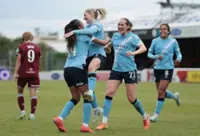 Soccer-Champions Man City sign off with WSL win over West Ham