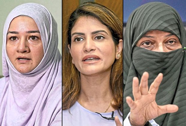 Making a difference: (From left) Jafri, Khurram and aurangzeb. — aFP