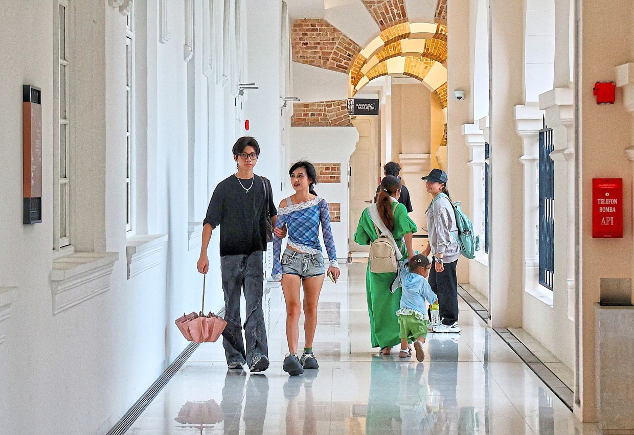 The building is now replete with neat cafés and snazzy technological exhibitions.