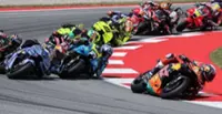 Motorcycling-Di Giannantonio wins crash-marred Catalan GP after double red flag drama